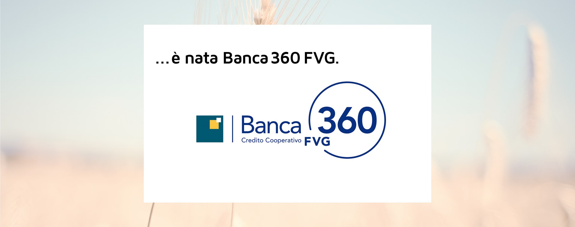 è nata Banca 360 FVG 